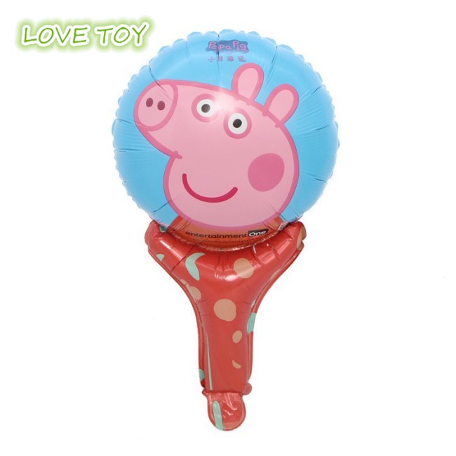 Bong Bóng Lõi Nhôm Hình Chú Heo Peppa Hoạt Hình 16inch Trang Trí Tiệc Sinh Nhật/Đám Cưới