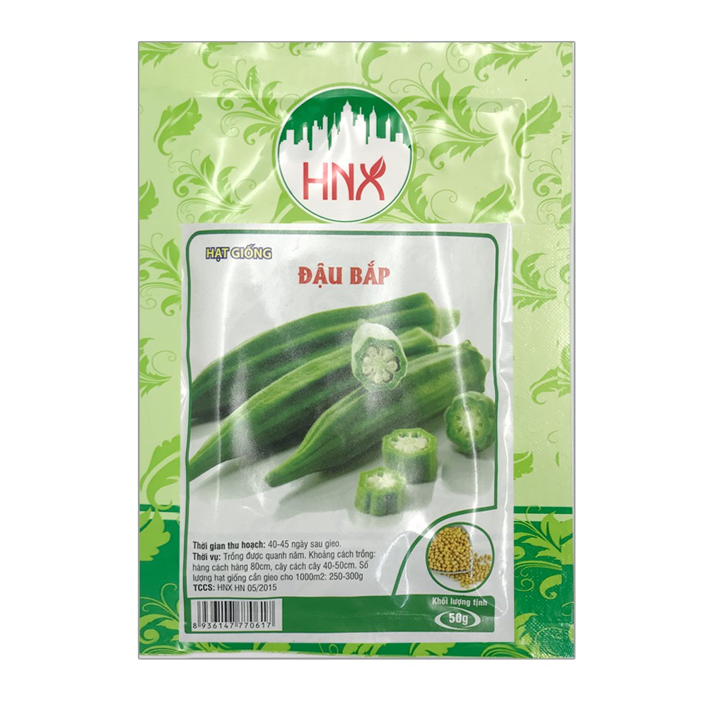 Hạt Giống Đậu Bắp Xanh Mau Lớn Dễ Trồng - 50g