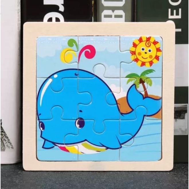 Tranh ghép hình đồ chơi cho bé trẻ em bảng gỗ xếp hình giúp bé phát triển thông minh tư duy T72
