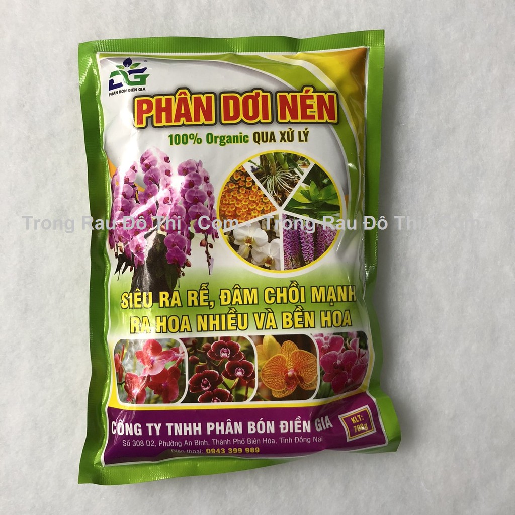 Phân dơi nén 100% hữu cơ cao cấp, đặc biệt tốt cho hoa hồng, hoa lan