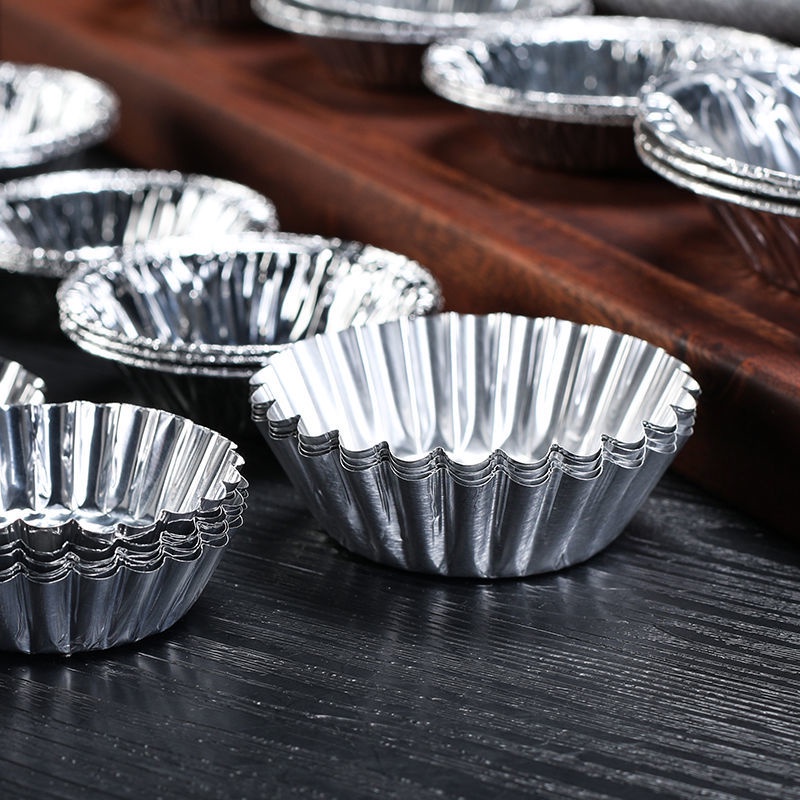 Cốc Giấy Thiếc Dùng Một Lần Làm Bánh Tart Tiện Dụng