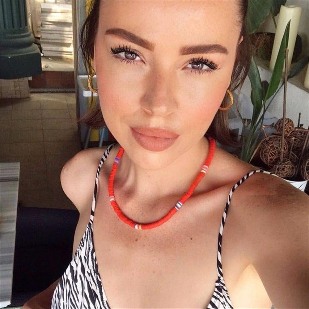 USNOW Vòng cổ Hạt Phong Cách Bohemian Ngọt Ngào Cho Nữ