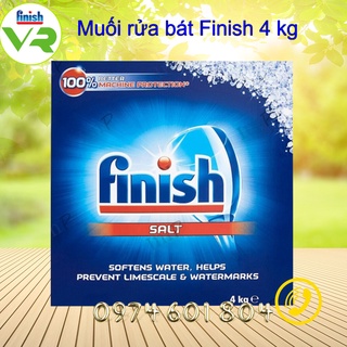 Muối rửa chén bát Finish 4 kg, giúp làm mềm nước, hàng chính hãng