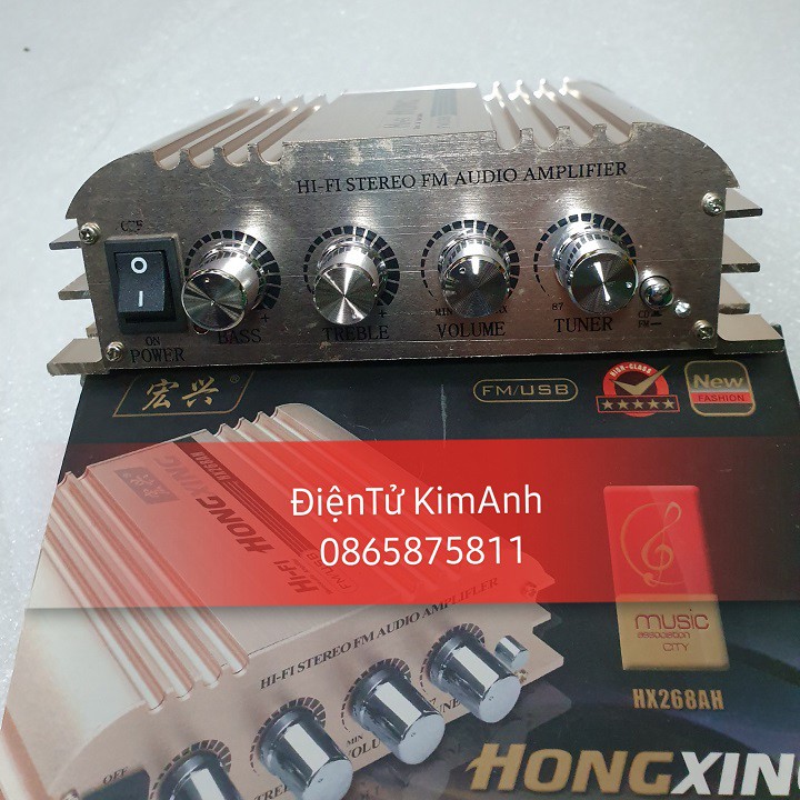 Ampli mini 12V 500w HX-268AH