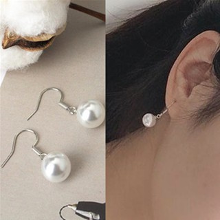 Bông tai ngọc trai ngọt ngào đơn giản dành cho nữ Hàn Quốc