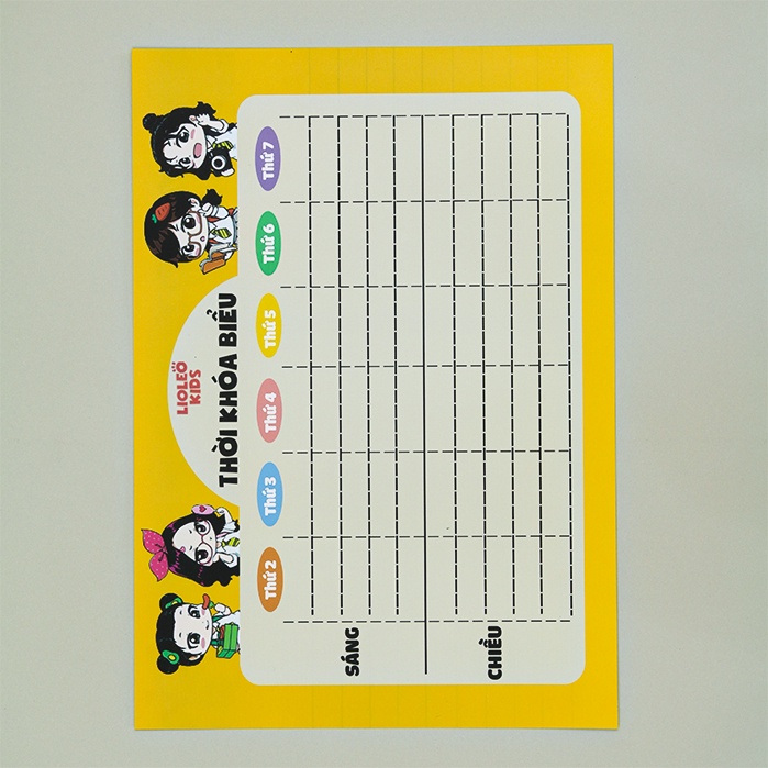 Thời khóa biểu Lioleo Kids