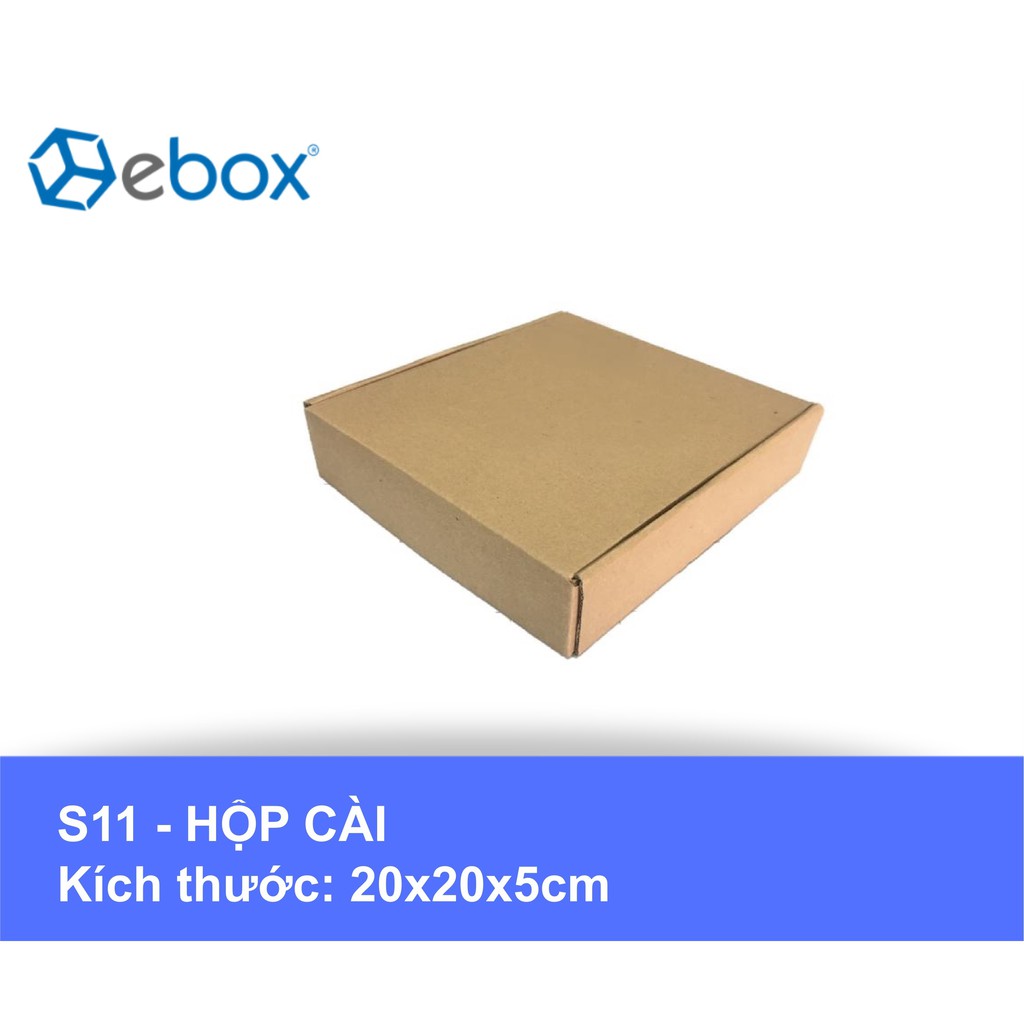 100 Hộp giấy carton size 20x20x5 cm (S11) - đựng quần áo