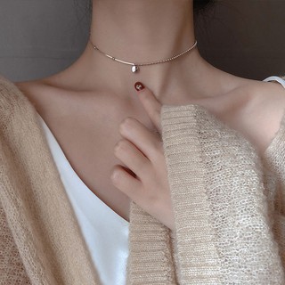 Dây chuyền bạc ý s925 chorker bi cực sang chảnh