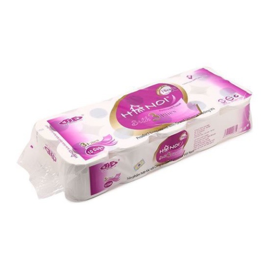 GIẤY VỆ SINH HÀ NỘI SILK 3 LỚP 1.6KG [GIA SỈ TẠI KHO]