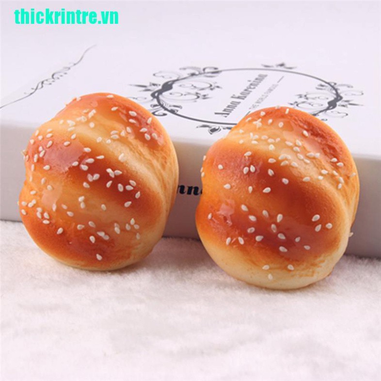 Đồ Chơi Bóp Squishy Hình Bánh Mì Dễ Thương 8cm