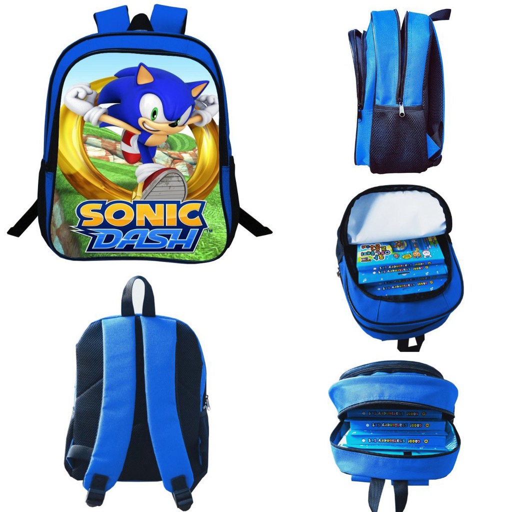 Balo in hình nhím sonic 2 kiểu dáng độc đáo cho bé