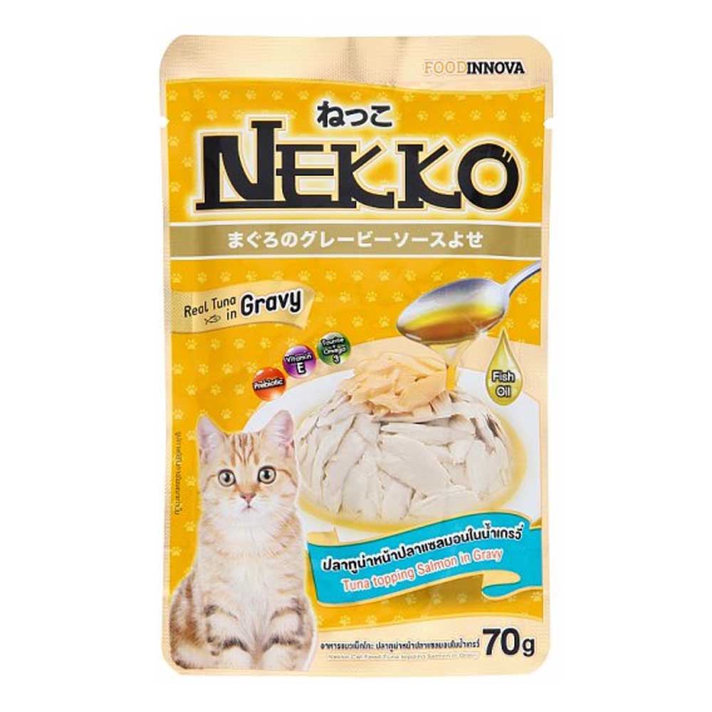(6 gói) Thức ăn gói Pate sốt Nekko Cho Mèo