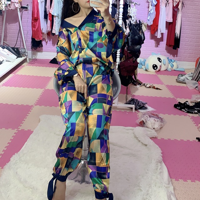Mẫu mặc nhà dài tay 2019 - Hàng quảng châu cao cấp