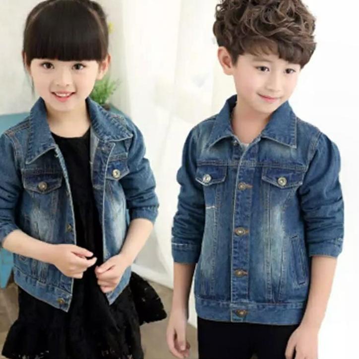 Áo Khoác Jean Cao Cấp Cho Bé Từ 1-5 Tuổi