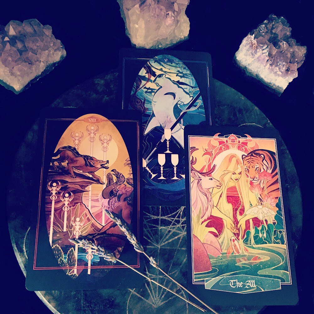 Bài The Children Of Litha Tarot 78 Lá Bài Tặng Đá Thanh Tẩy C230