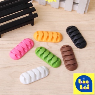 Kẹp silicone giữ cố định dây cáp sạc đa năng