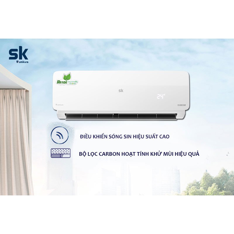 Máy lạnh Sumikura Inverter 1.5 Hp APS/APO-120DC (Miễn phí giao tại HCM-ngoài tỉnh liên hệ shop)