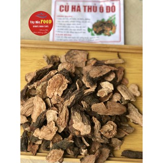 Củ hà thủ ô đỏ thái lát phơi khô túi zip 1kg