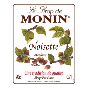 Siro Hạt dẻ Monin (Hazelnut syrup) - chai 700ml