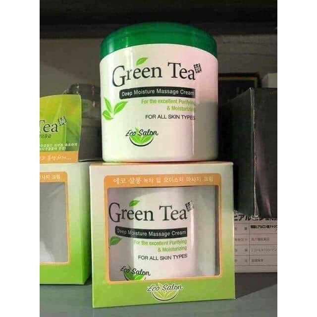 Kem Massage Trà Xanh Green tea cho cá nhân, Spa