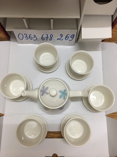 Bộ ấm trà gốm sứ cao cấp Donghwa