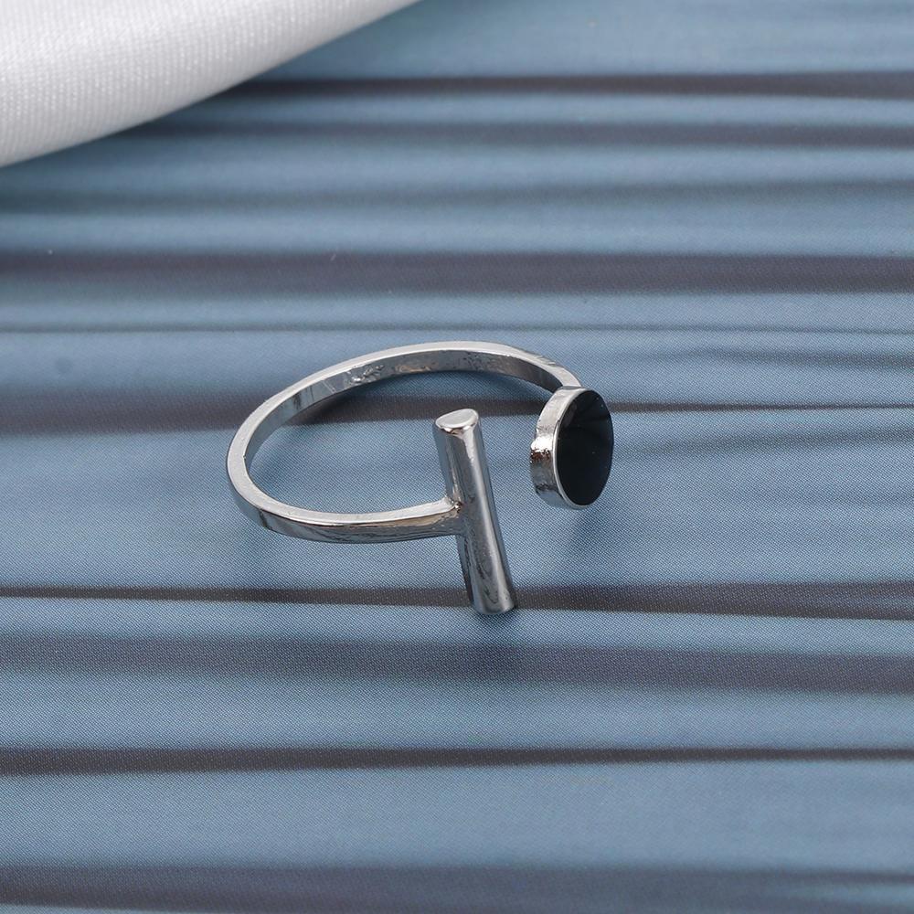 Nhẫn Đen Thiết Kế Đơn Giản Thời Trang Cho Cặp Đôi