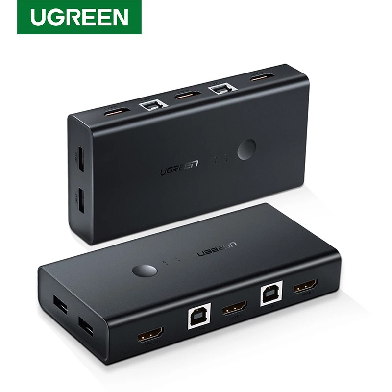 Bộ Gộp Tín Hiệu HDMI từ 2 nguồn phát vào 1 màn hình cao cấp UGREEN 50744