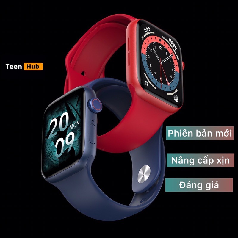 Đồng hồ thông minh bản Mới ra và Nâng cấp, Đồng hồ thông minh Watch 22 như apple watch có núm xoay, thay hình cá nhân