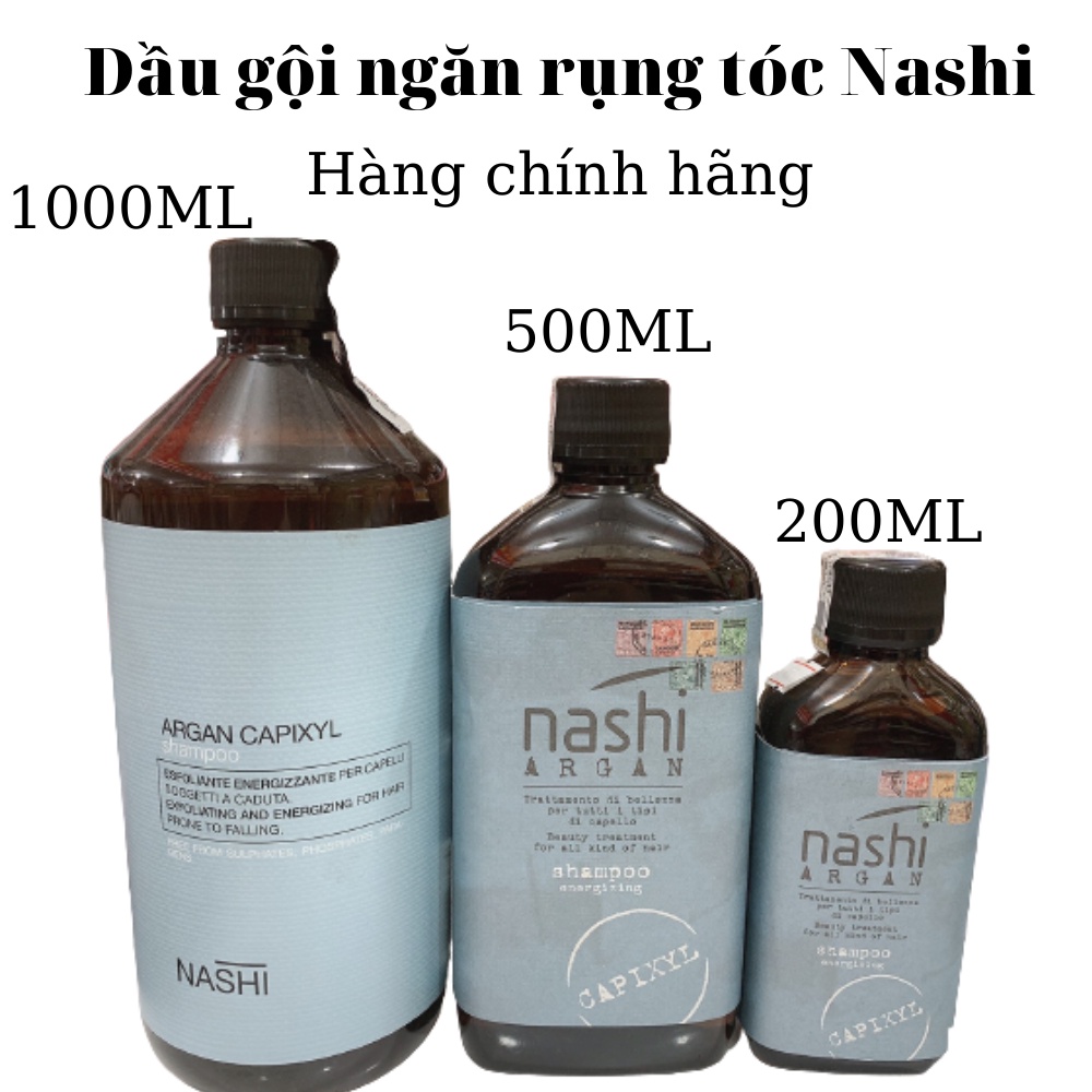 Dầu Gội Chống Rụng Tóc Argan Nashi Capixyl 200ml/500ml/1000ml