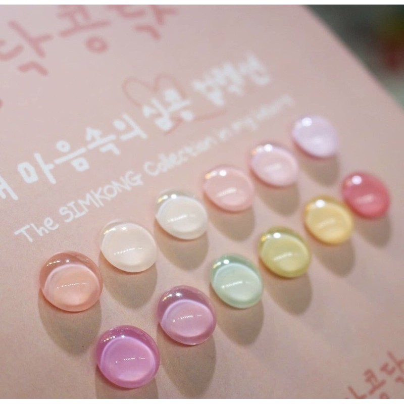 ♻️CHÍNH HÃNG♻️ Sơn gel thạch cao cấp Hàn Quốc Sweet candy nail tách set spring collection Simkong ( giá lẻ 1 chai)