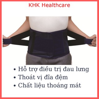 Đai cột sống Linh Hiếu đủ các size giảm đau lưng do thoát vị đĩa đệm