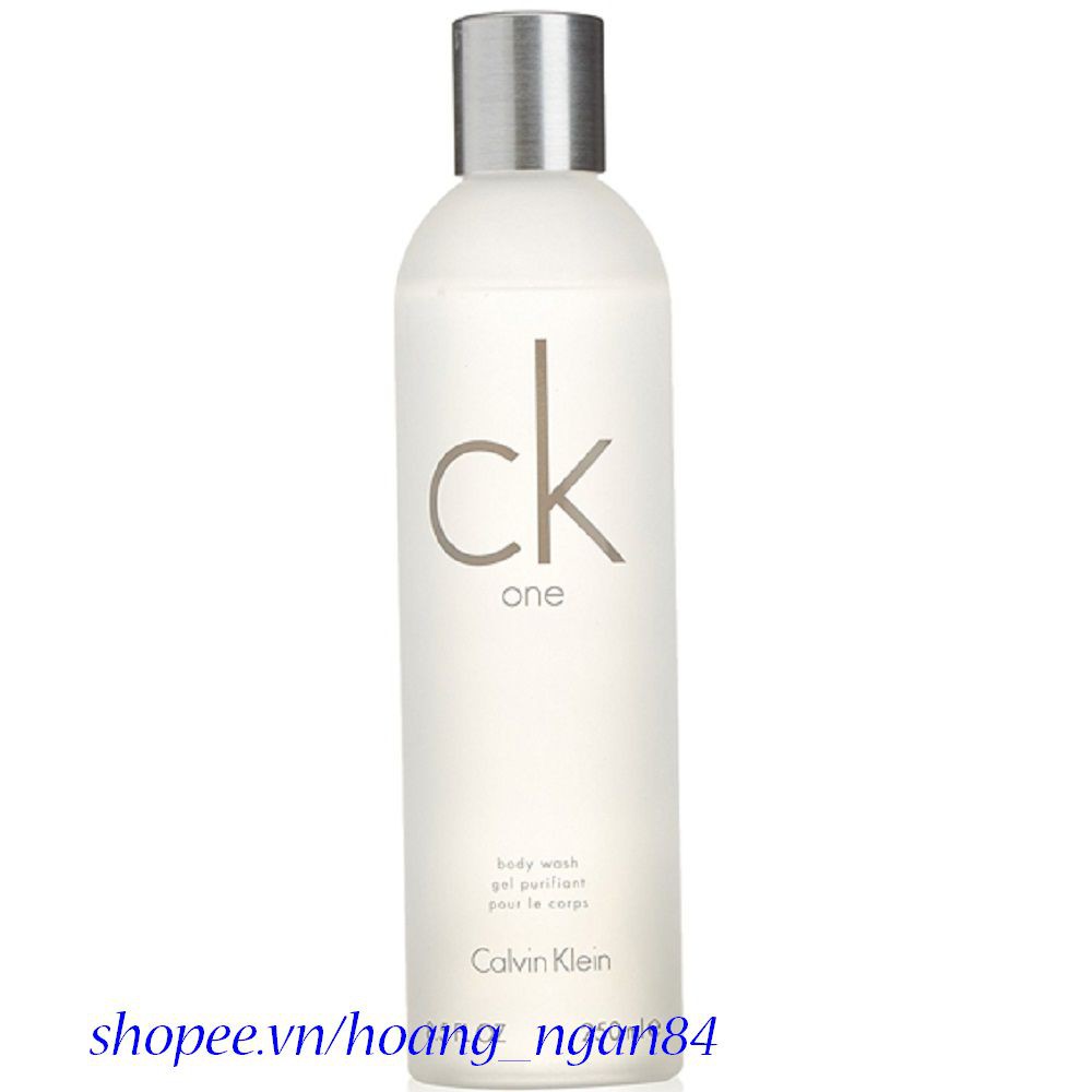 Gel Tắm 250Ml Calvin Klein Ck One Body Wash Gel Unisex (Nam Nữ ) Chính Hãng.