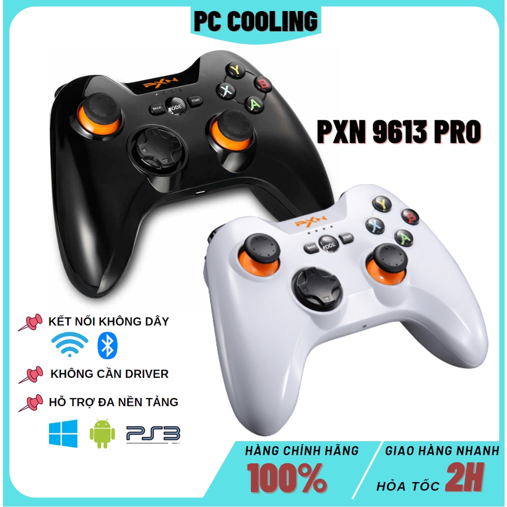 Tay cầm chơi game không dây PXN 9613 Bluetooth Wireless Gaming dành cho PC / Android / Smart TV