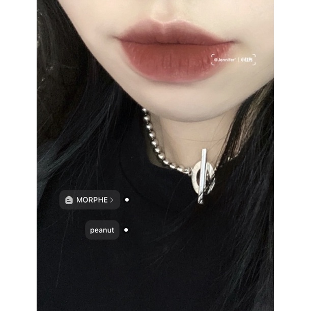 Son kem lì Morphe MATTE LIQUID LIPSTICK màu Peanut, Nibble