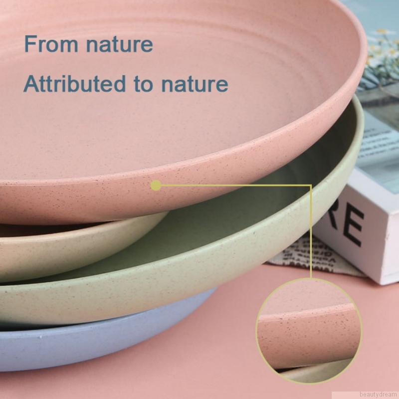 Đĩa tròn 23cm màu sắc dễ thương