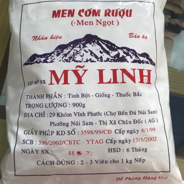 VIÊN MEN LÀM CƠM RƯỢU(có kèm theo tờ hướng dẫn làm thông tuyến sữa)