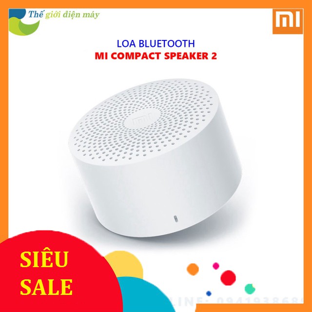 [SiêuRẻ] [Bản Quốc Tế] Loa Bluetooth Mi Compact Speaker 2 - Shop Thế giới điện máy - bảo hành 12 tháng .