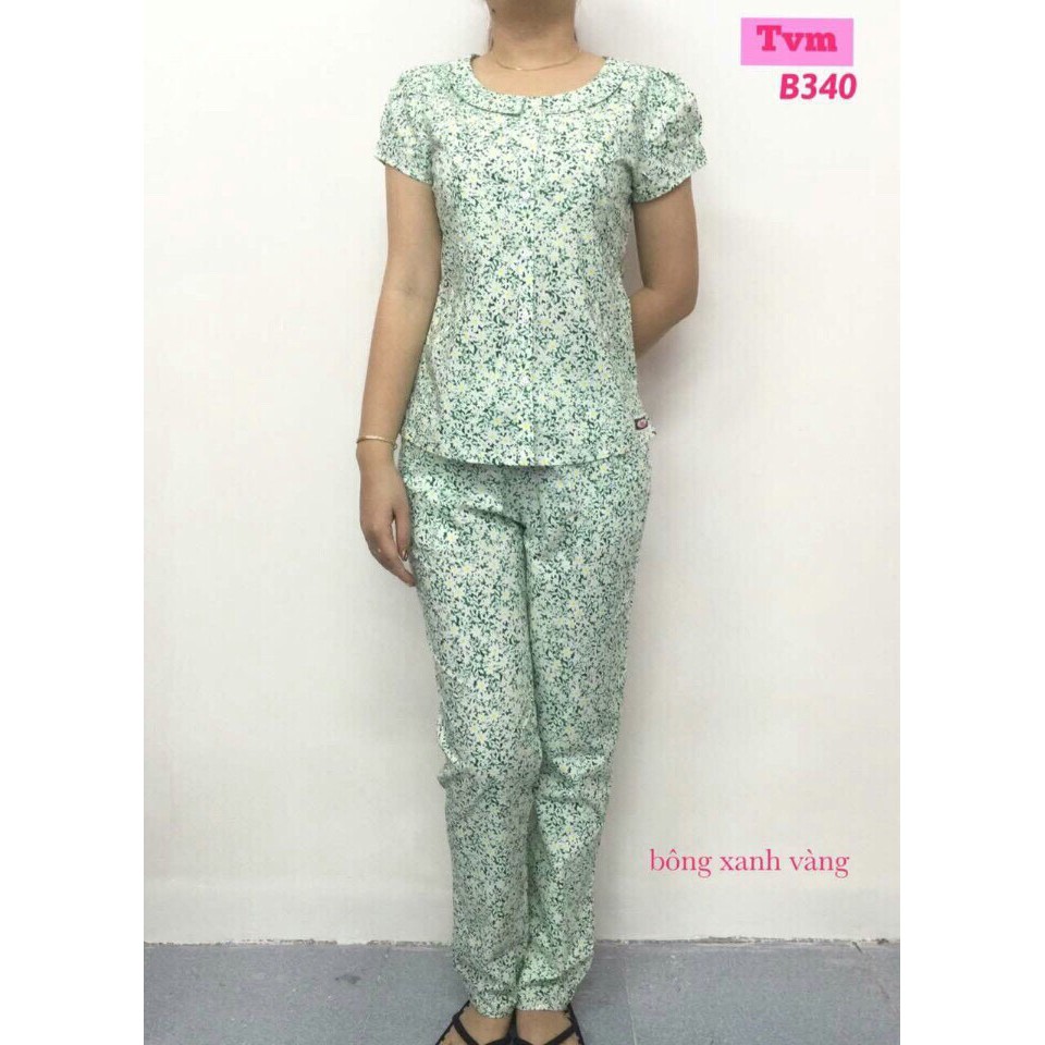 Đồ bộ TVM - B340 Xanh - bộ dài