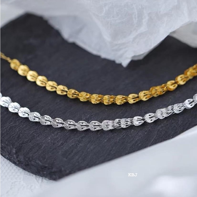 Lắc tay nữ bạc ta kết hình đuôi phụng - Trang sức bạc Evasilver