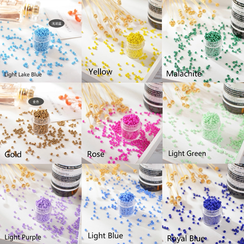 Túi 250 / 150 Hạt Xâu Chuỗi Bằng Sứ 4mm Dùng Để Làm Đồ Trang Sức Thủ Công