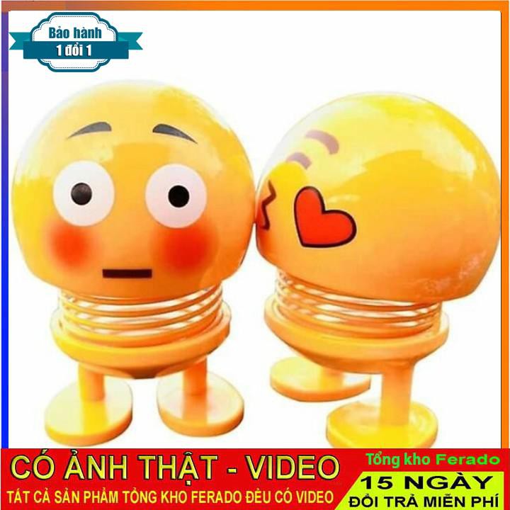 [ xả kho ] C96  Thú nhún Emoji con lắc lò xo trang trí - Thú Nhún Emoji Đáng Yêu HOT HIT