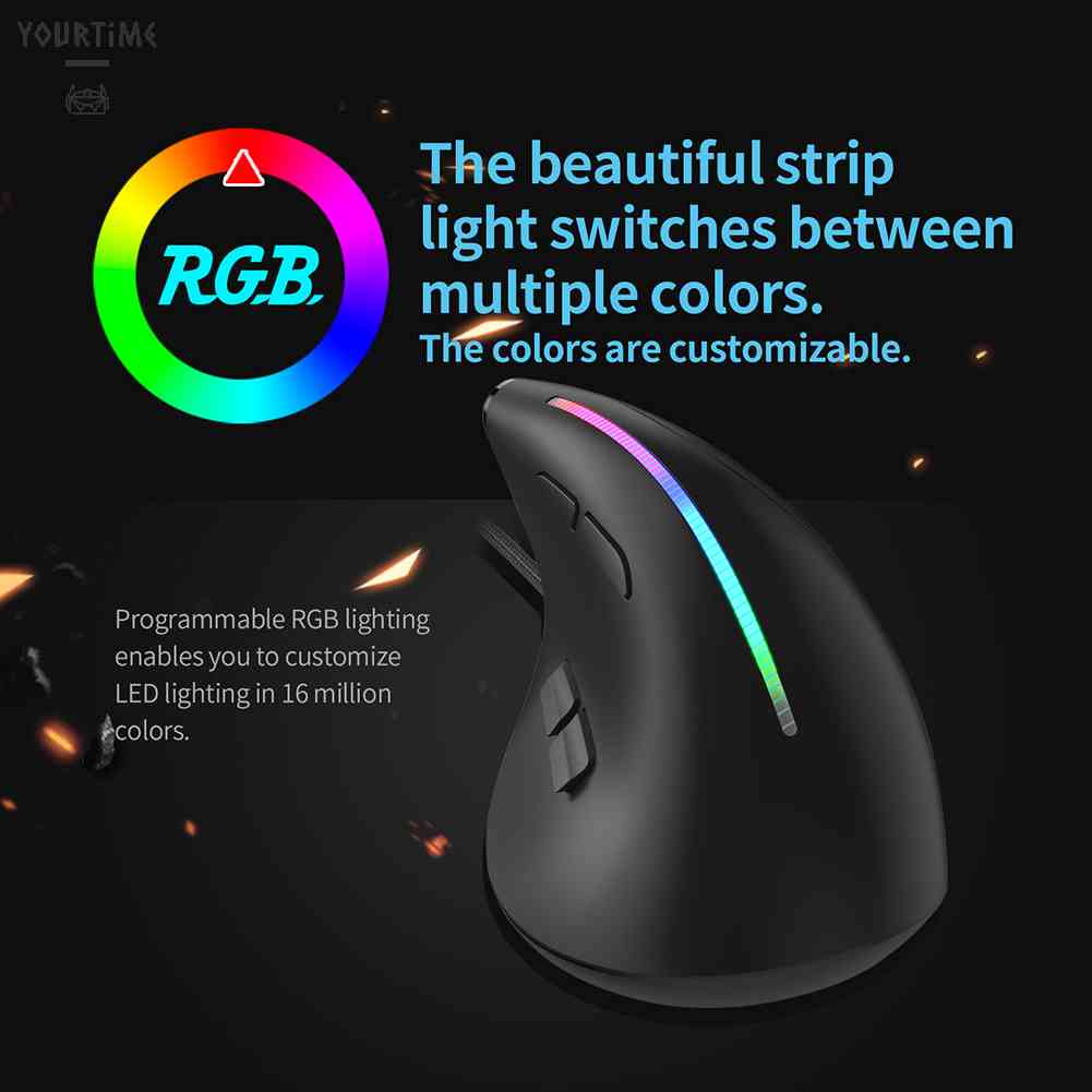 Chuột Gaming ZELOTES T-50 RGB Quang HọC Có Dây, 9 NúT BấM 12800 DPI