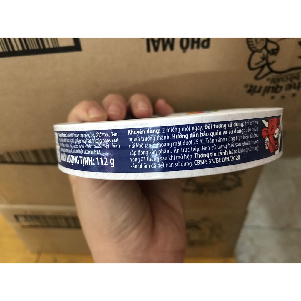 PHÔ MAI CON BÒ CƯỜI HỘP 120G (8 MIẾNG) | BigBuy360 - bigbuy360.vn