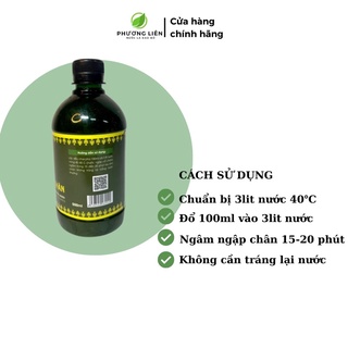 Nước ngâm chân Dao Đỏ - chai 500ml