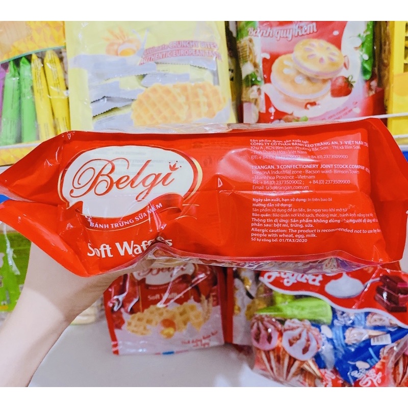 BÁNH TRỨNG SỮA MỀM BELGI 240G