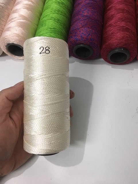 Sợi dệt  100g /cuộn đã trừ lõi * chọn màu từ 01-18*