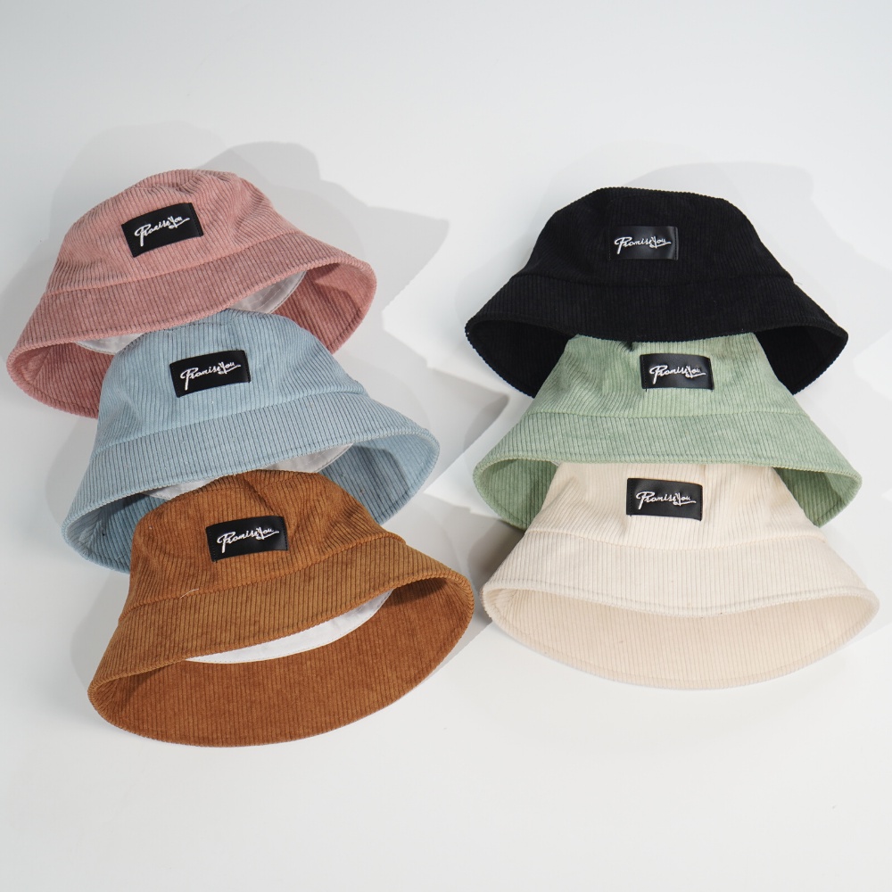 Nón tai bèo cụp ❤️Mũ bucket thêu chữ PromissYou chất nhung tâm cao cấp form unisex N42