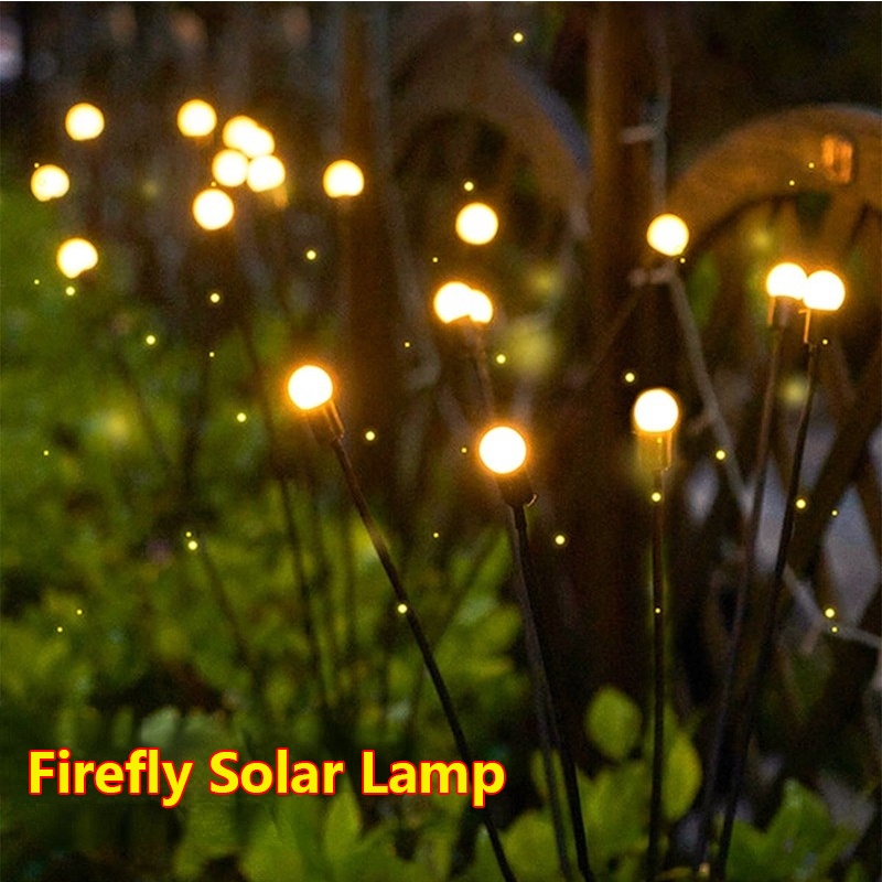Đèn Led Năng Lượng Mặt Trời 75CM Ánh Sáng Trắng Ấm Áp Phích Cắm Dài Dùng Trang Trí Sân Vườn