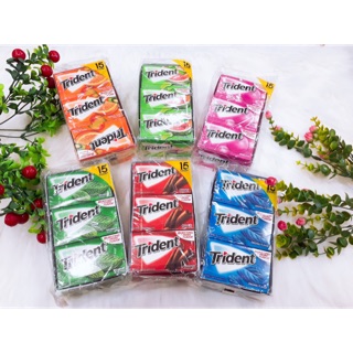 Lốc 12 Vỉ Kẹo Singum Trident Mỹ