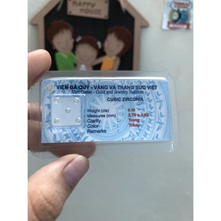 đá kim cương nhân tạo đính răng